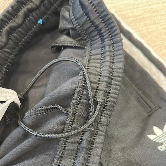 Adidas Black Joggers with White Stripes - Picture 5 of 6